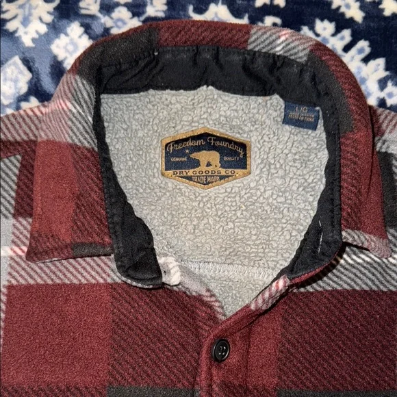 Men's or Women’s Plaid Bomber Jacket in preloved but New Condition. Men’s Large. - Picture 3 of 14
